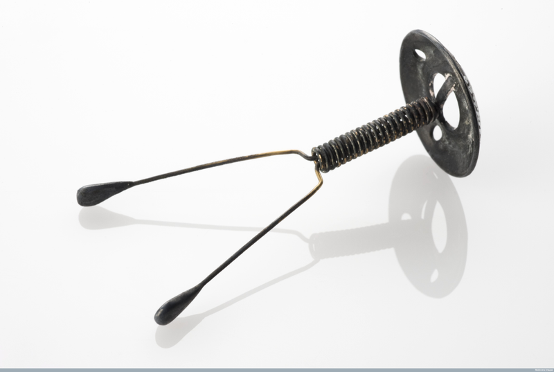 Wishbone style pessary. Used both for thumbtacking prolapses back into place and (potentially) birth control.